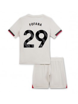 Billige Chelsea Wesley Fofana #29 Bortedraktsett Barn 2025-26 Kortermet (+ Korte bukser)